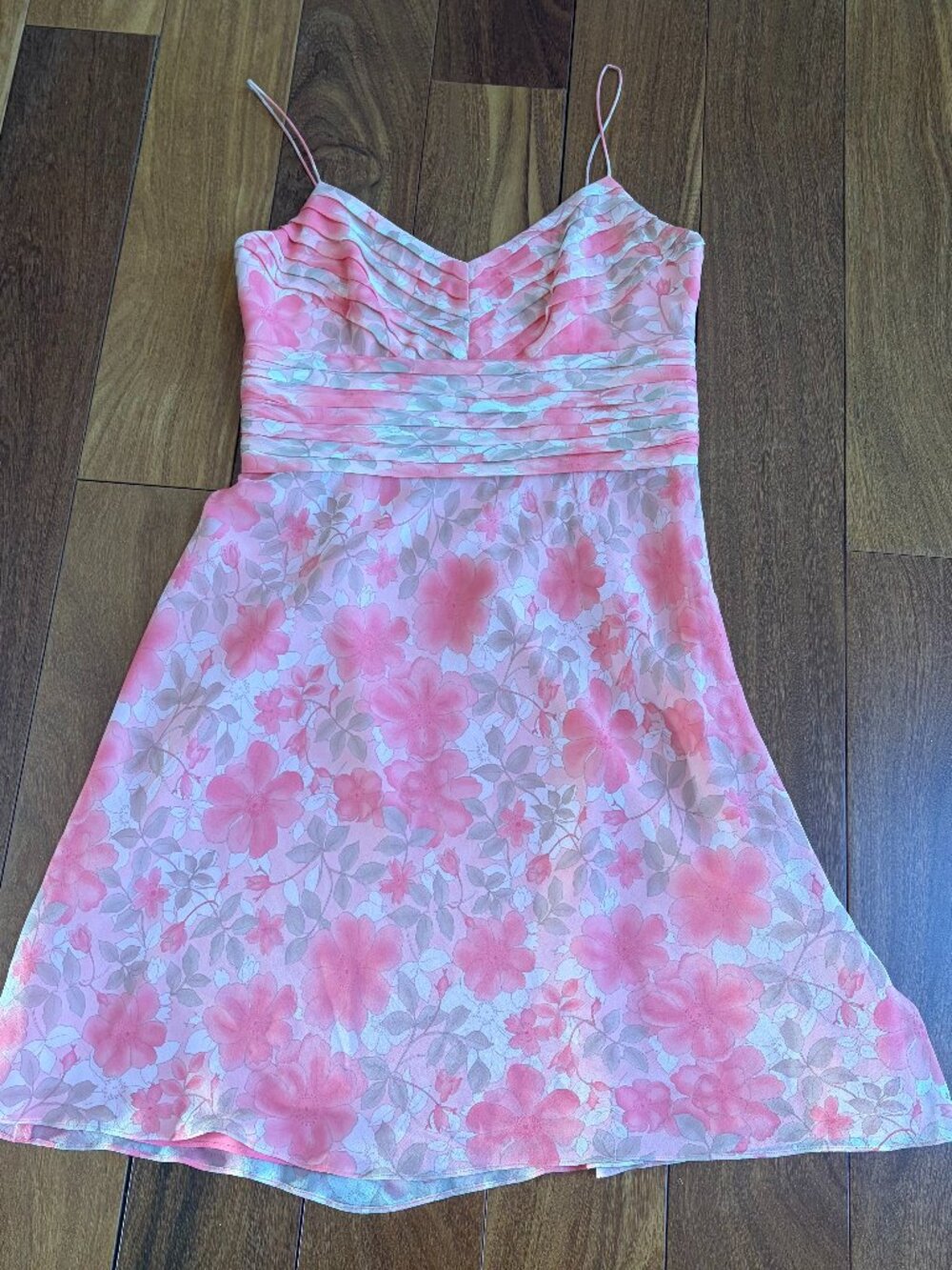 Loft by Anne Taylor spaghetti strap floral dress.